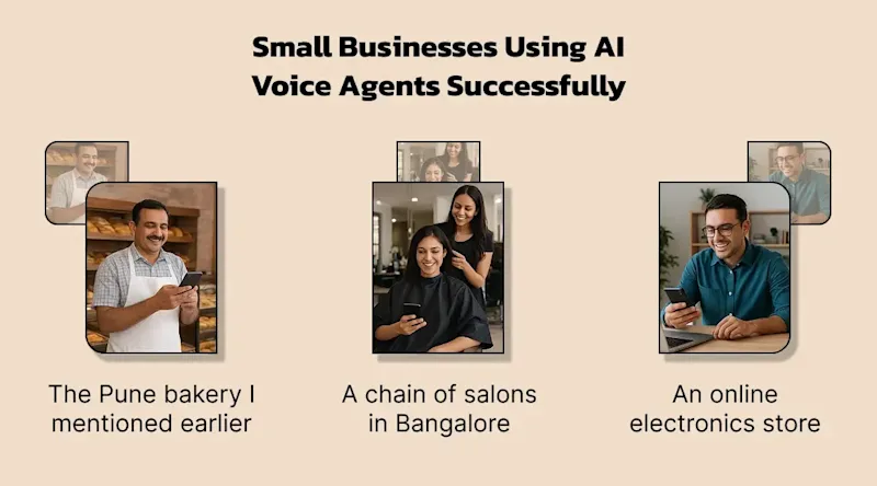 Real-World Examples: Small Businesses Using AI Voice Agents Successfully