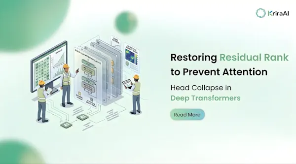 Restoring Residual Rank to Prevent Attention Head Collapse in Deep Transformers