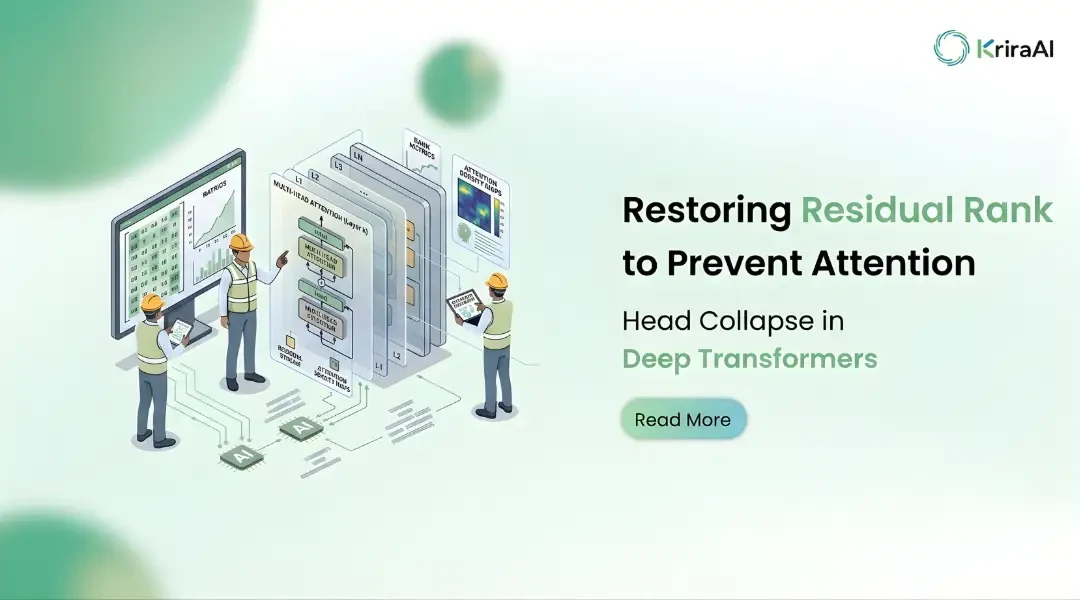 Restoring Residual Rank to Prevent Attention Head Collapse in Deep Transformers