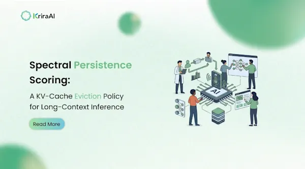 Spectral Persistence Scoring: A KV-Cache Eviction Policy for Long-Context Inference