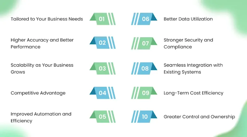 Best Benefits of Custom AI Development