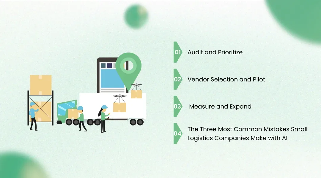 A Step by Step Implementation Roadmap for Small Logistics Companies