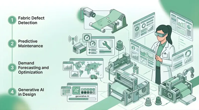 How AI in Textile Manufacturing Is Transforming Every Production Stage