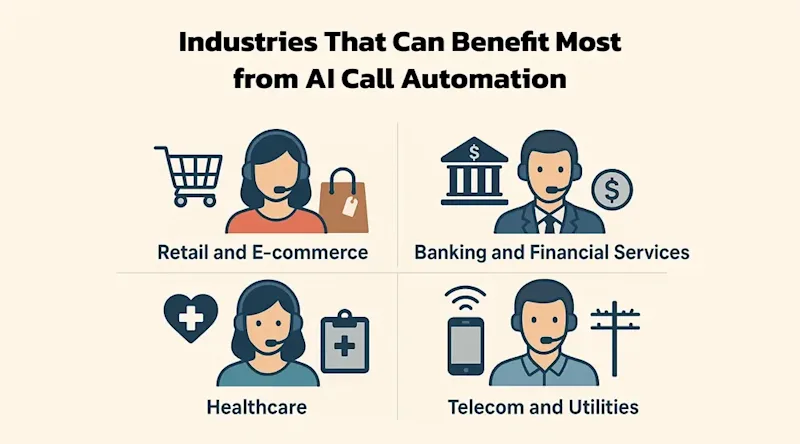 Industries That Can Benefit Most from AI Call Automation