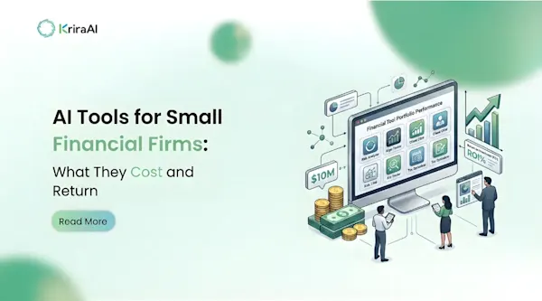 AI Tools for Small Financial Firms: What They Cost and Return