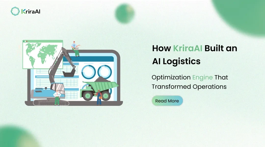 How KriraAI Built an AI Logistics Optimization Engine That Transformed Operations