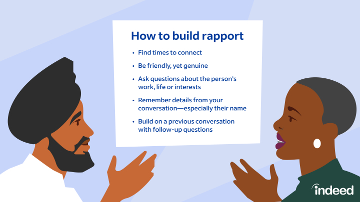 How to practise rapport building (With tips and examples) | Indeed.com UK