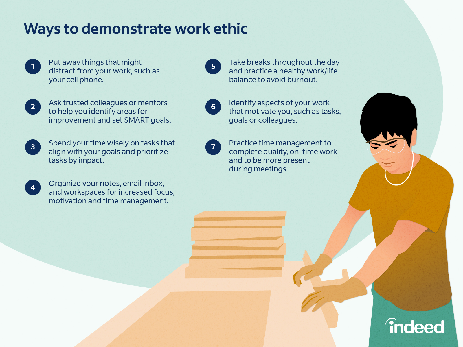 Top Work Ethic Skills (And 4 Tips To Improve Yours) | Indeed.Com