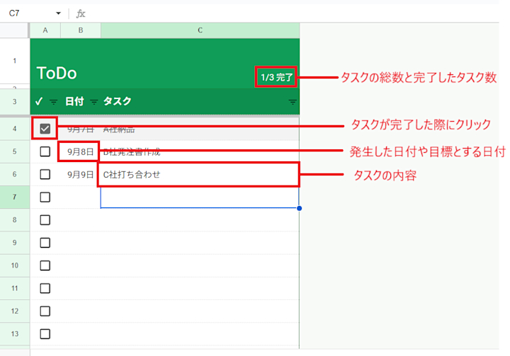 GoogleスプレッドシートでToDoリストを作成する方法 | Indeed