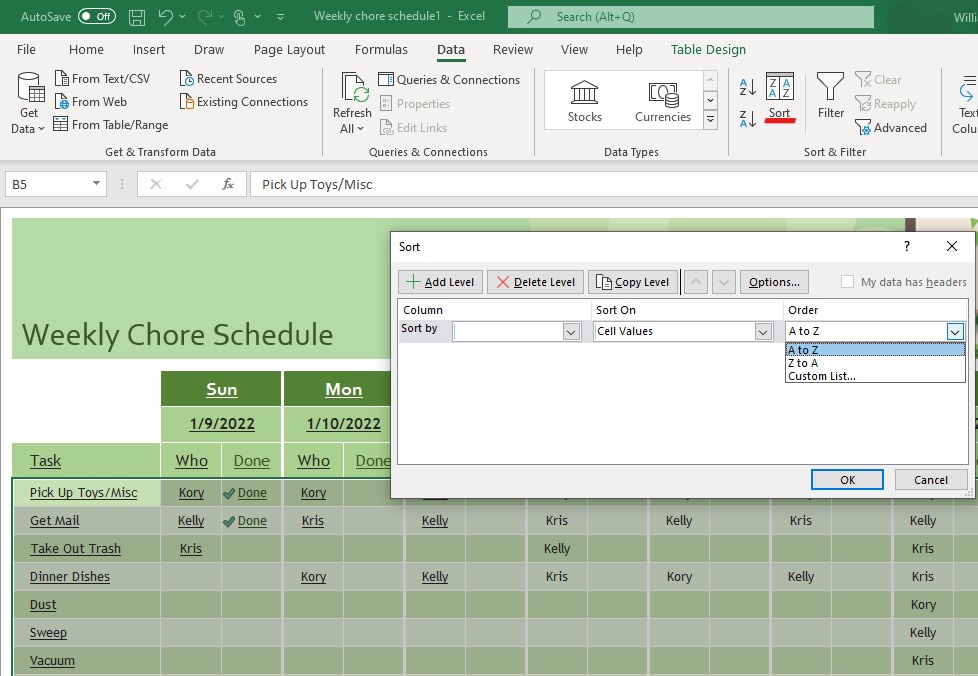 How To Sort Data In Excel A Step By Step Guide 8485