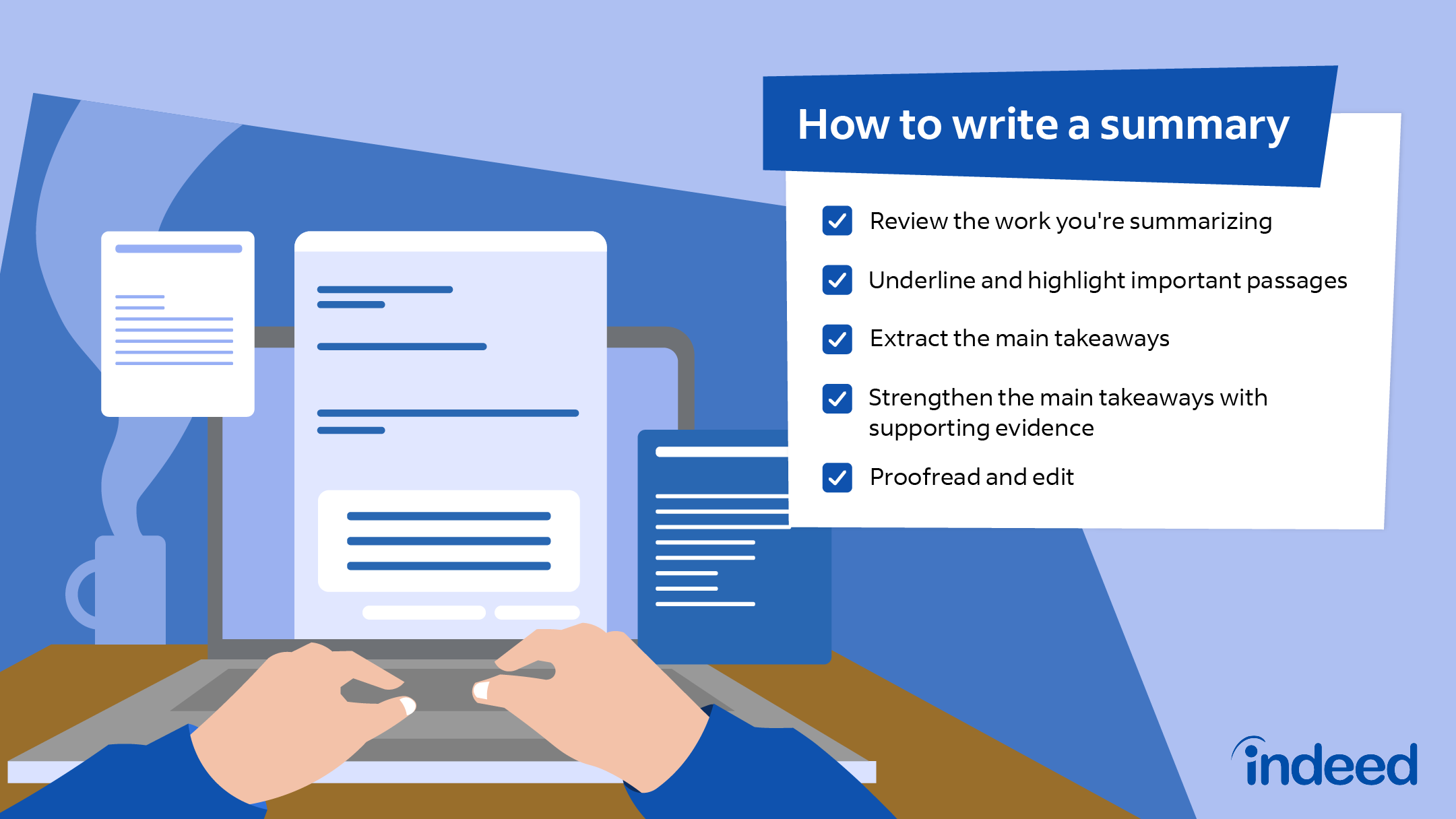 Write strong 20-word summaries