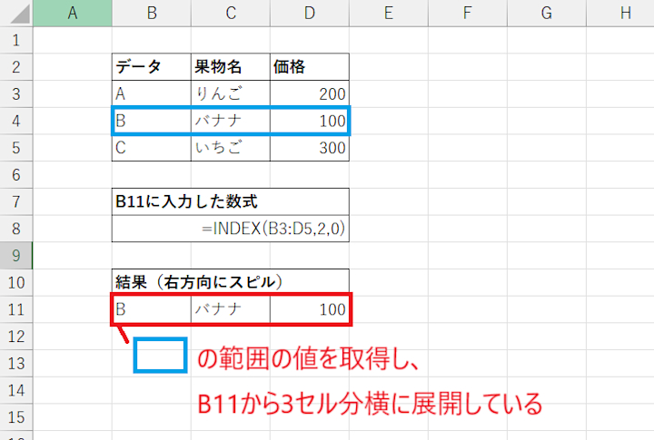 【Excel】INDEX関数とは | Indeed (インディード)