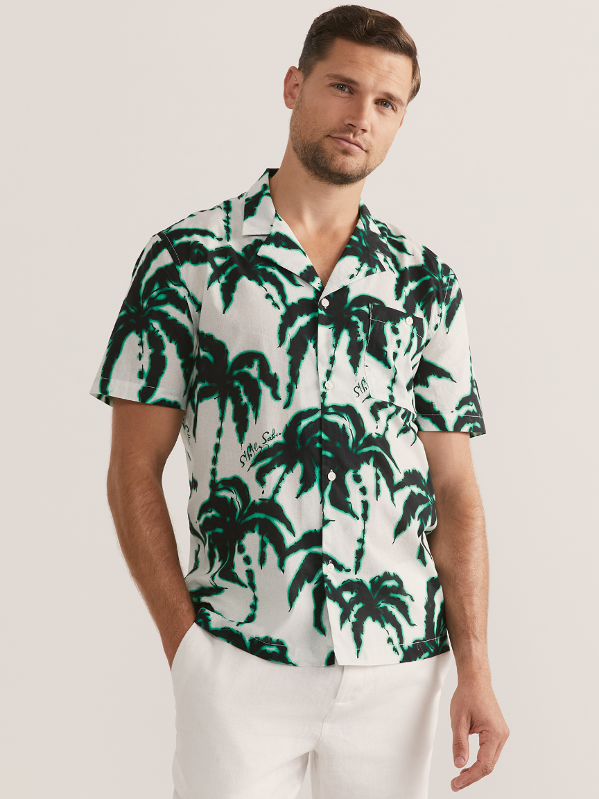 West Short Sleeve Resort Print Shirt