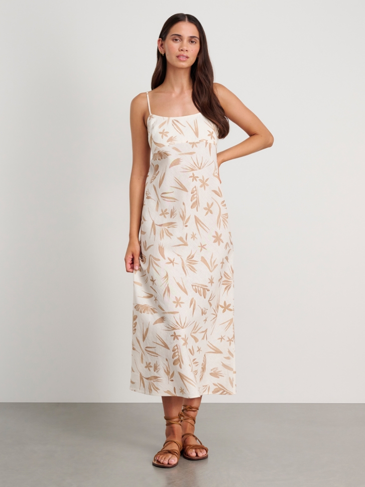 Flora Bias Slip Dress