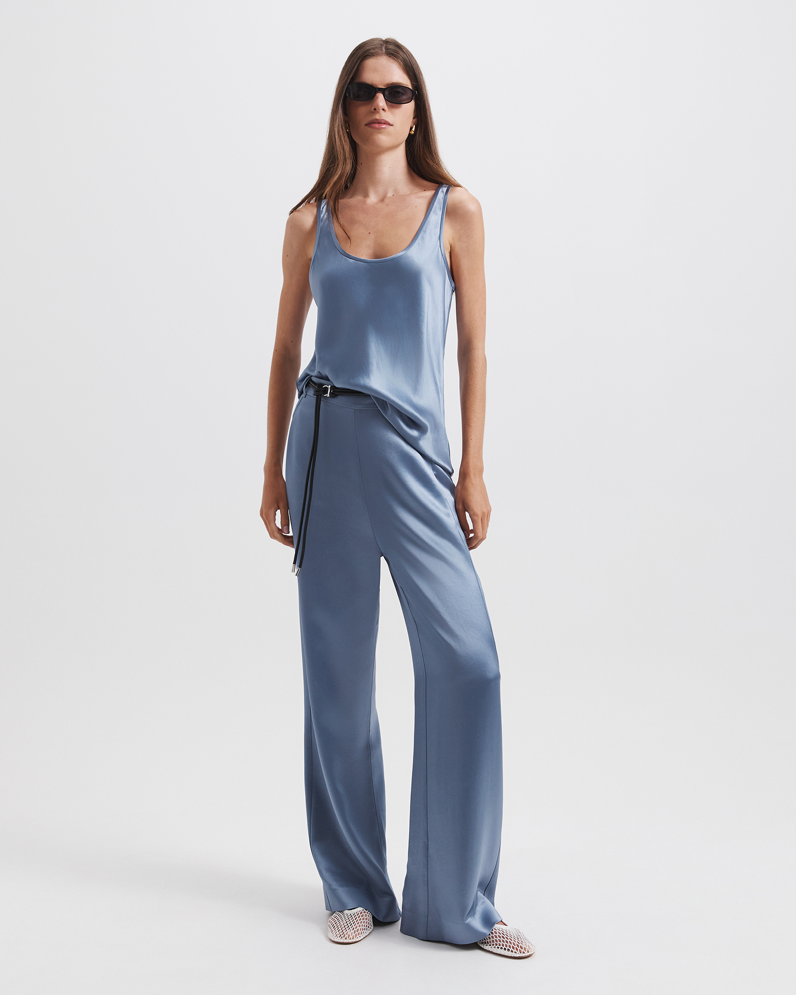 Sallee Satin Pull On Pant