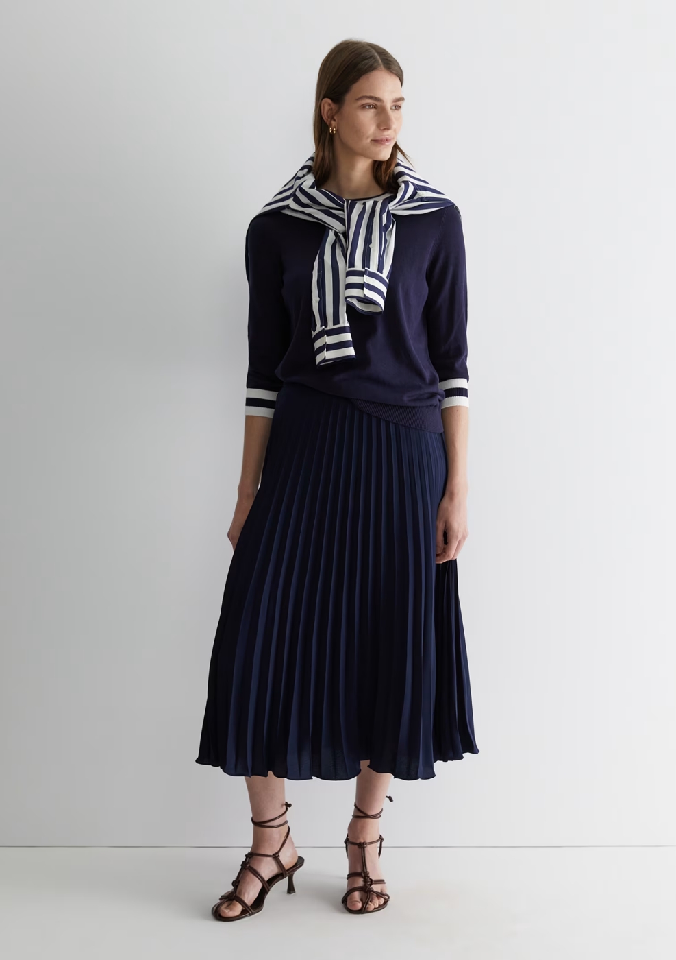 Andrea Pleat Skirt