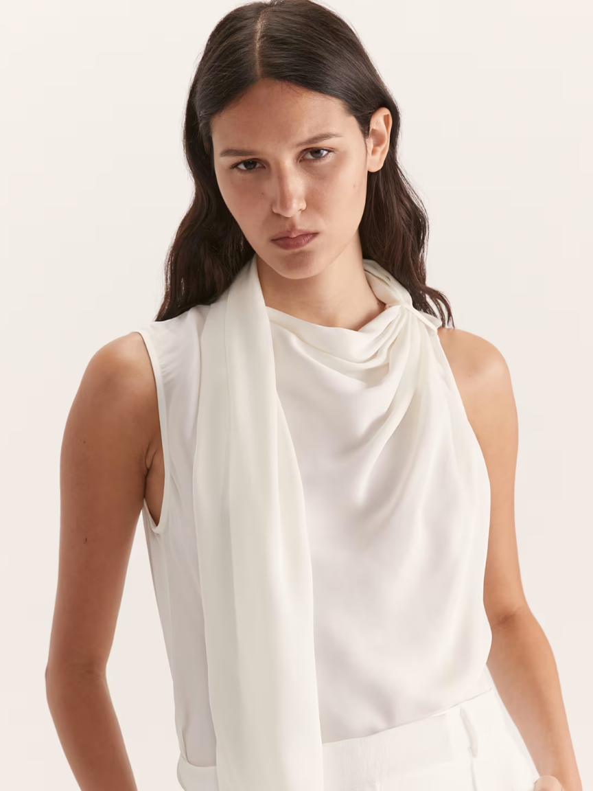 Sam Silk Drape Top