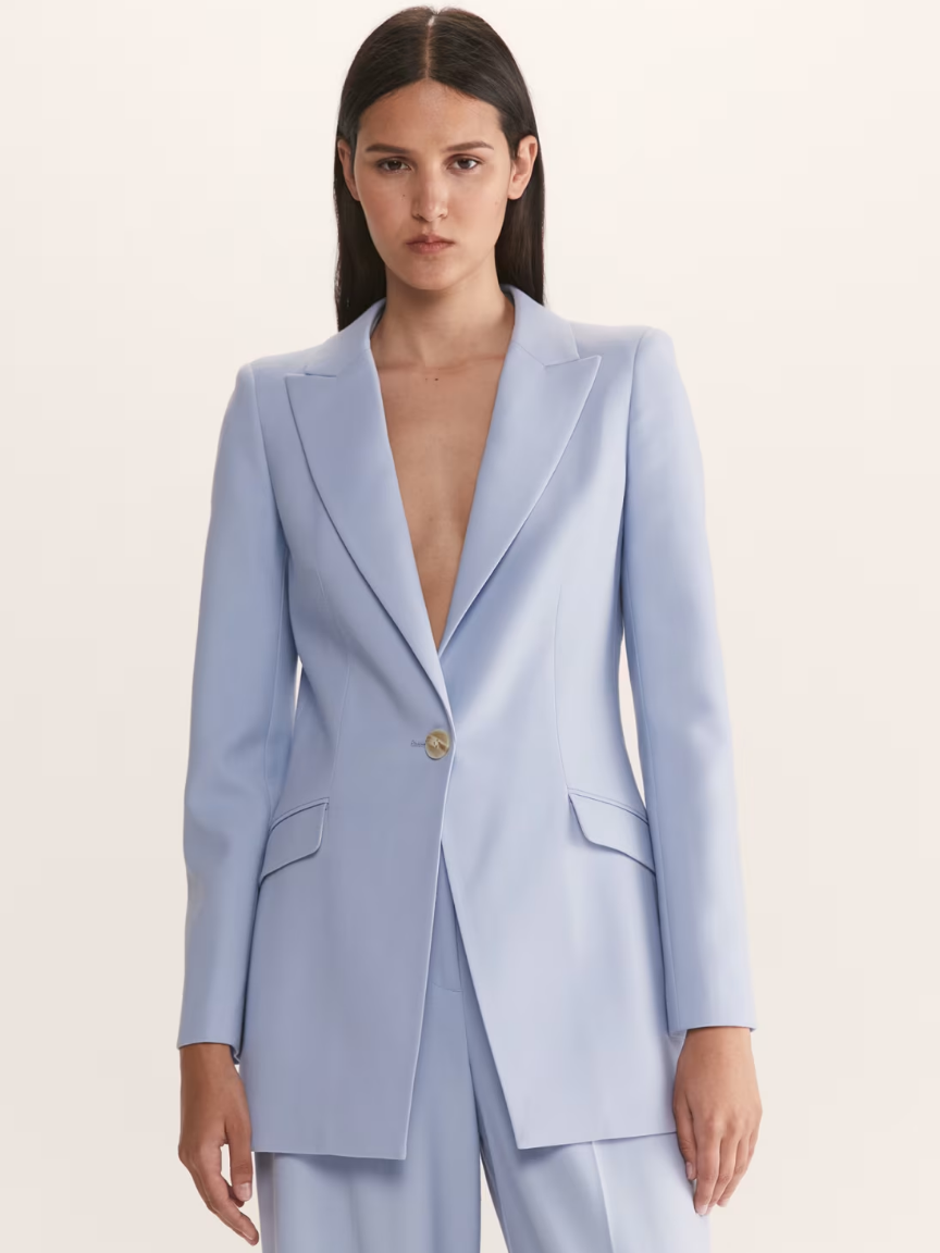 Celeste Wool Longline Blazer