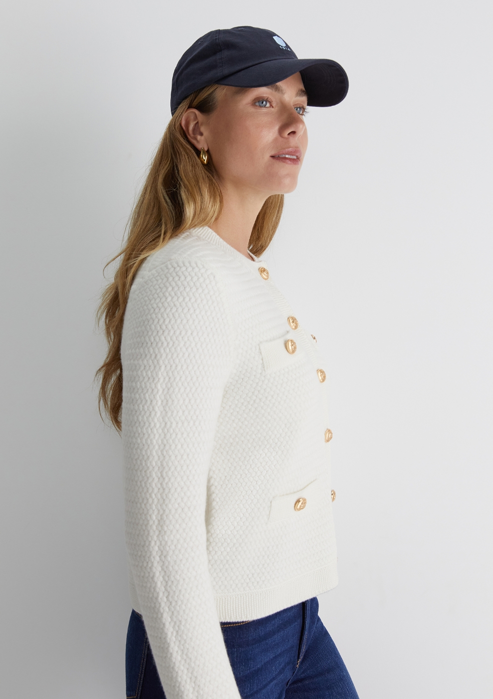 Joyce Merino Wool Cardigan