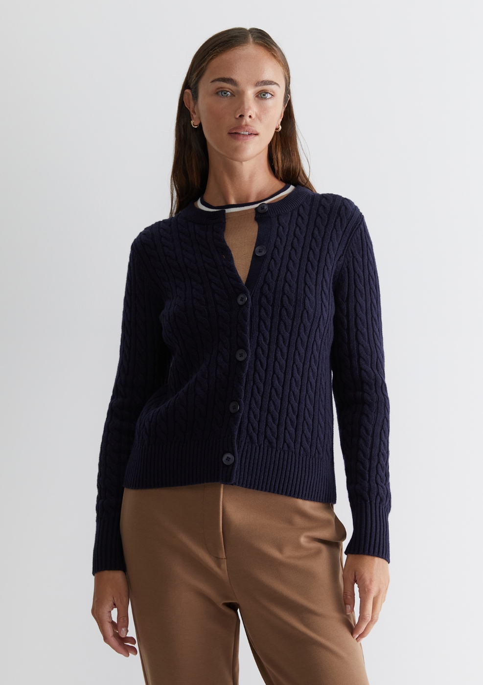 Joyce Merino Wool Cardigan