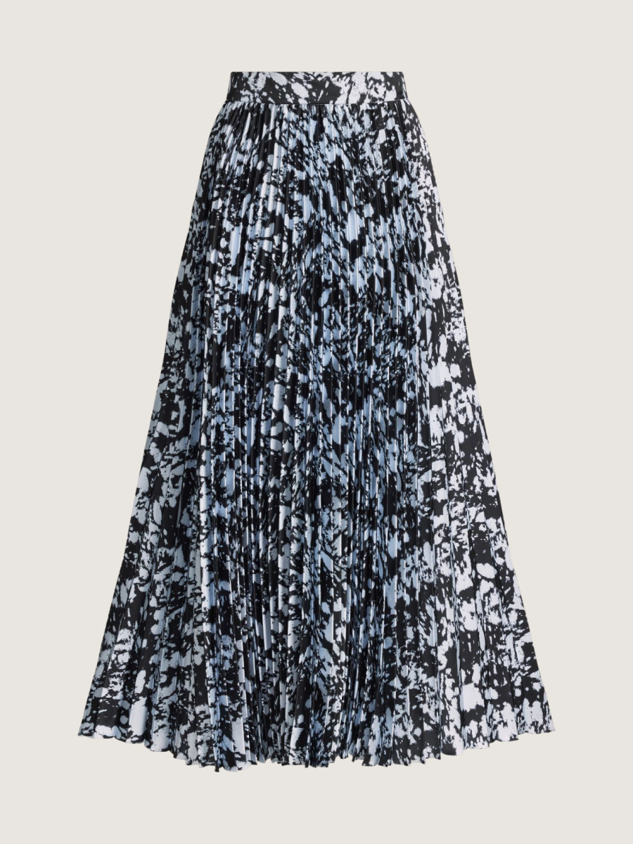 Truffle Pleated Midi Skirt