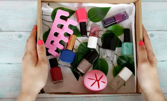 College Care Package Ideas: Nail polish, Nail care kit, etc. College Care Package Ideas: Nail polish, Nail care kit, etc.