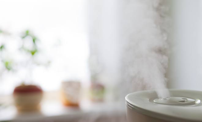 Use an air purifier to get rid of a cold
