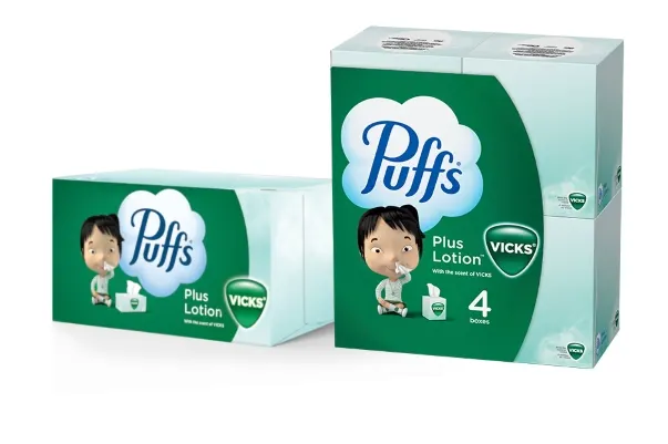 Puffs Plus Lotion Facial Tissue - 4pk/124ct : Target