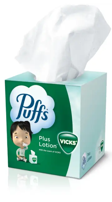 Puffs Plus Lotion with the Scent of Vicks<sup>®</sup>