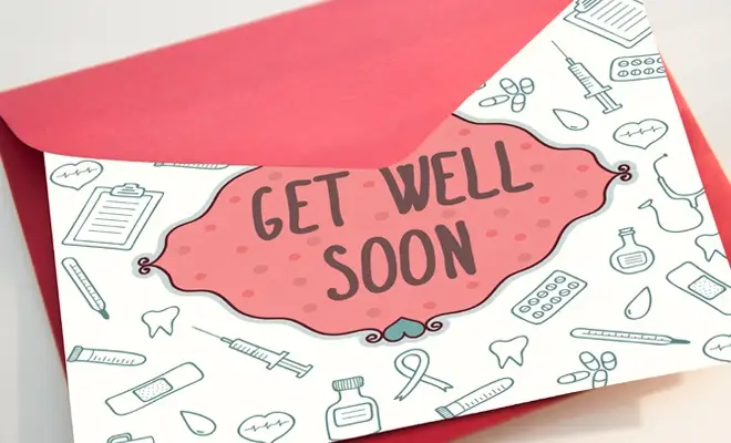 A get well soon card