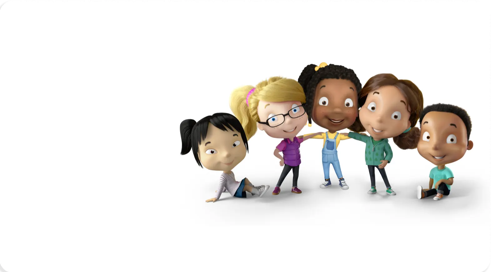 Puffs Pals Linda, Sasha, Jordan, Dakota and Theo