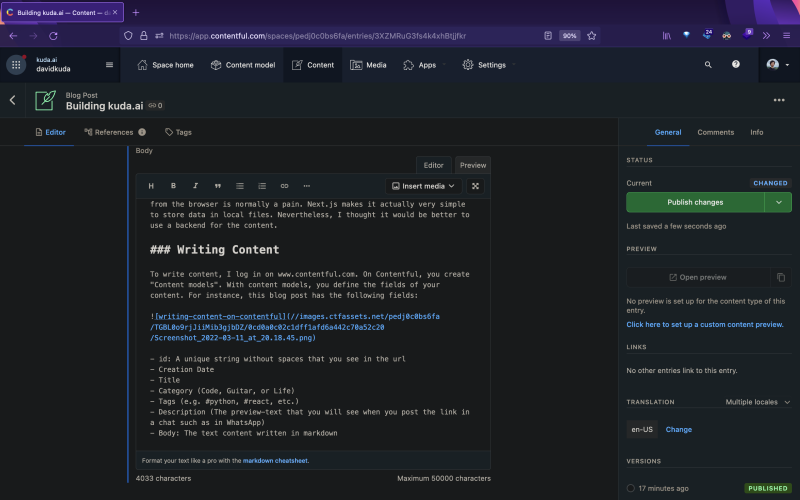 writing-content-on-contentful