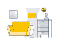 Covers damage to household contents caused by fire, water, and burglary.