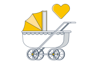 Dánarbætur ef barn fellur frá.