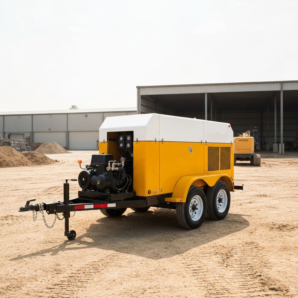 185 CFM Towable Air Compressor