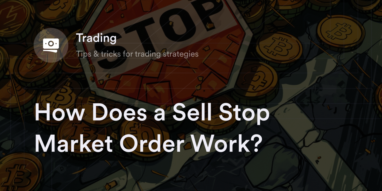 Sell Stop Market Order