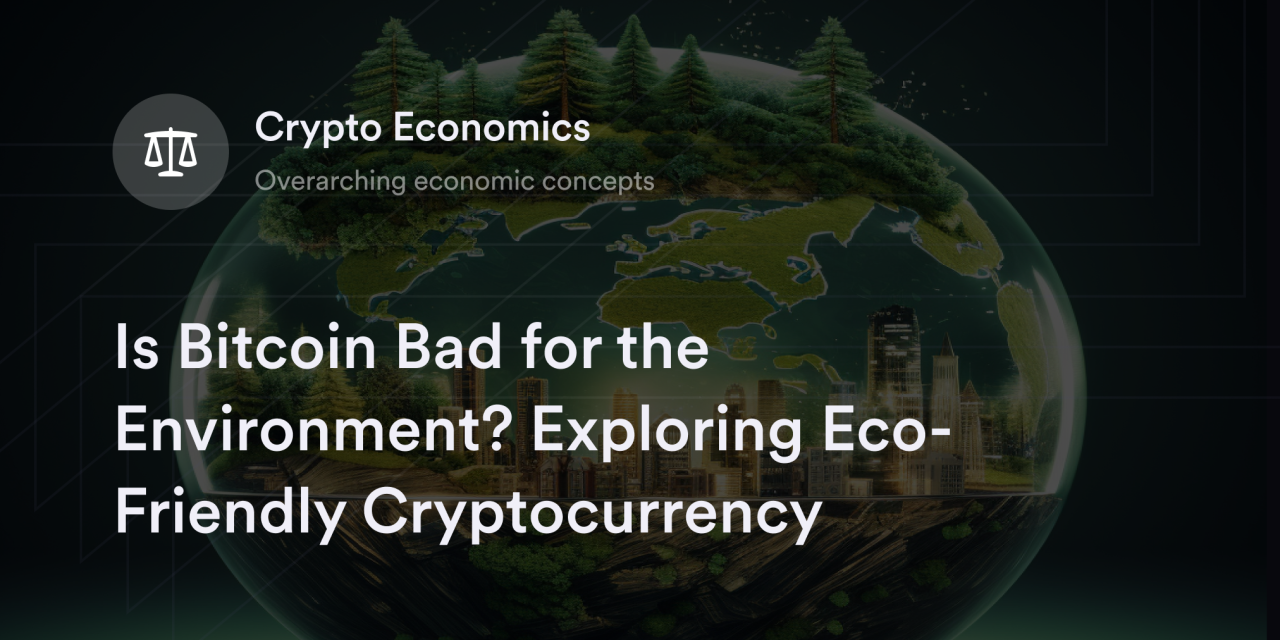 Eco-Friendly Crypto