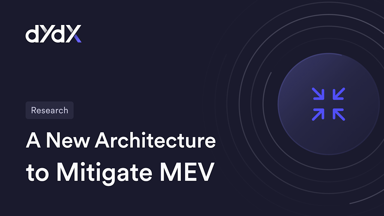 A New Architecture to Mitigate MEV