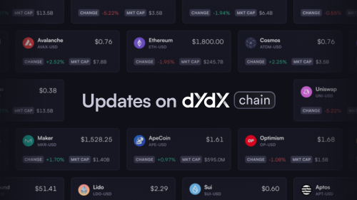 dYdX Chain Updates