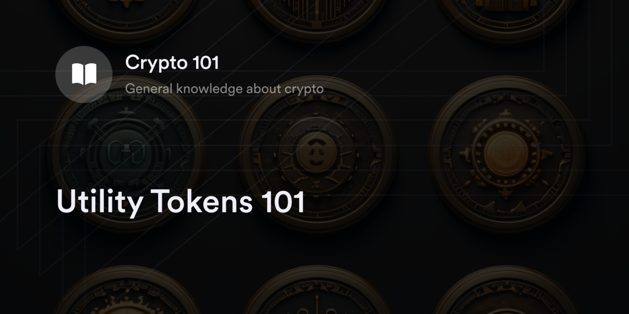 Utility Tokens 101