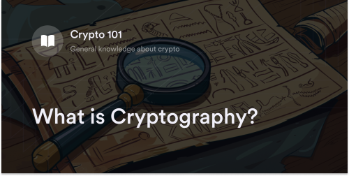 What is Cryptography