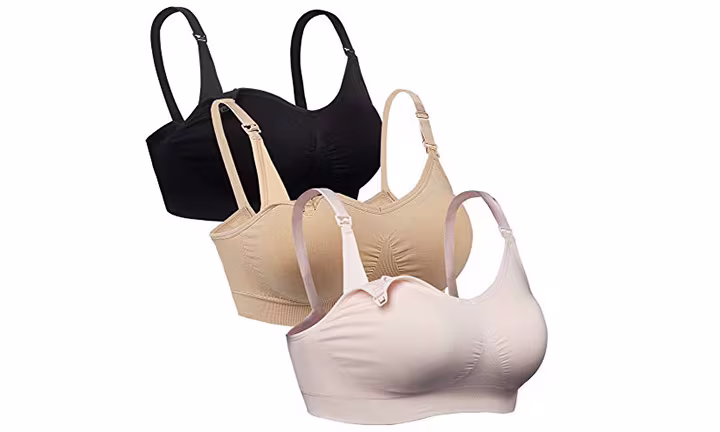 iLoveSIA 3PACK Women's Full Bust Nursing Bra
