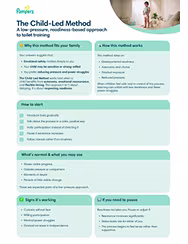 Preview of The Child-Led Method potty training guide