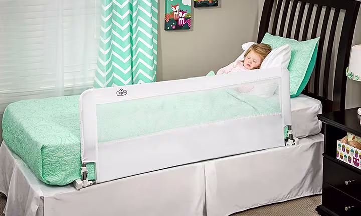 Regalo Hideaway 54-Inch Extra Long Bed Rail Guard