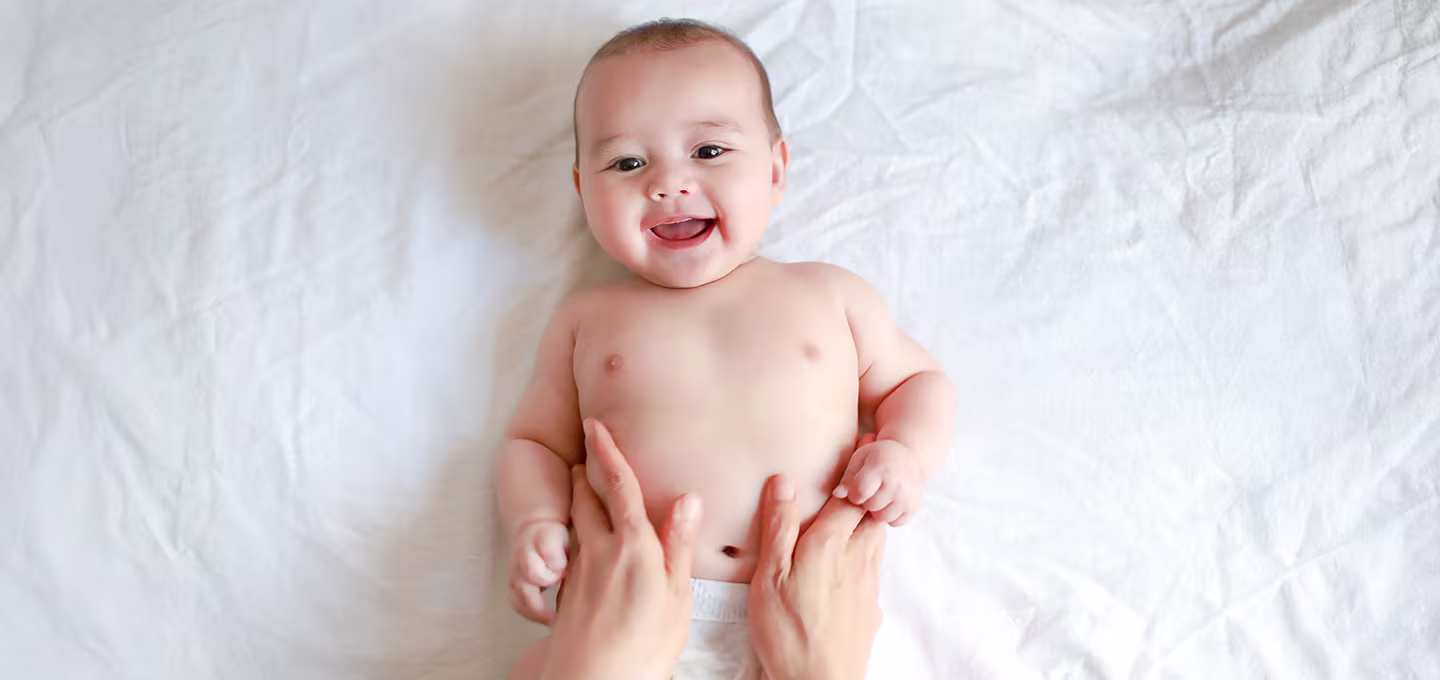 Giggly baby