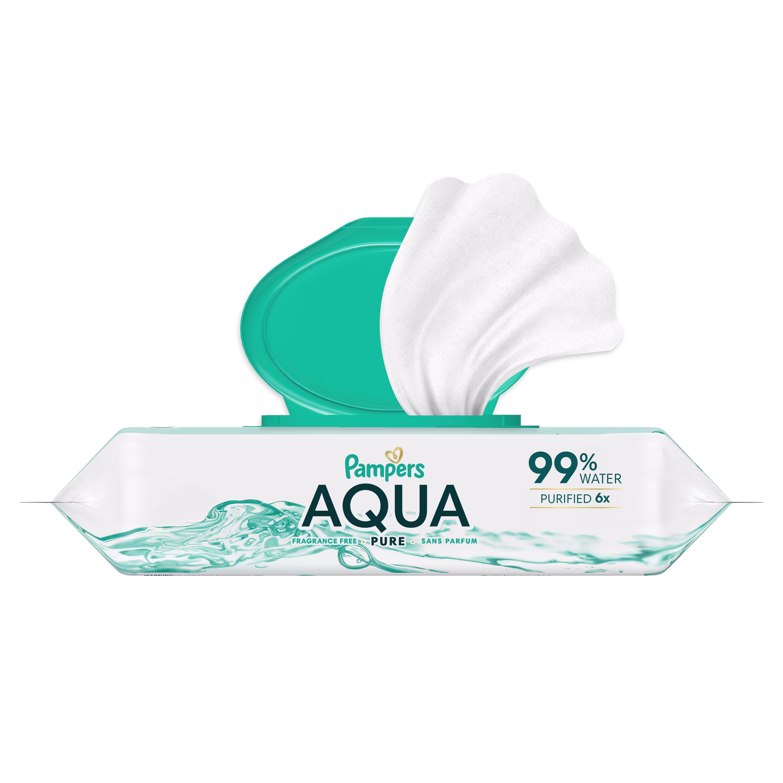 Pampers® Aqua Pure™, SIN FRAGANCIA