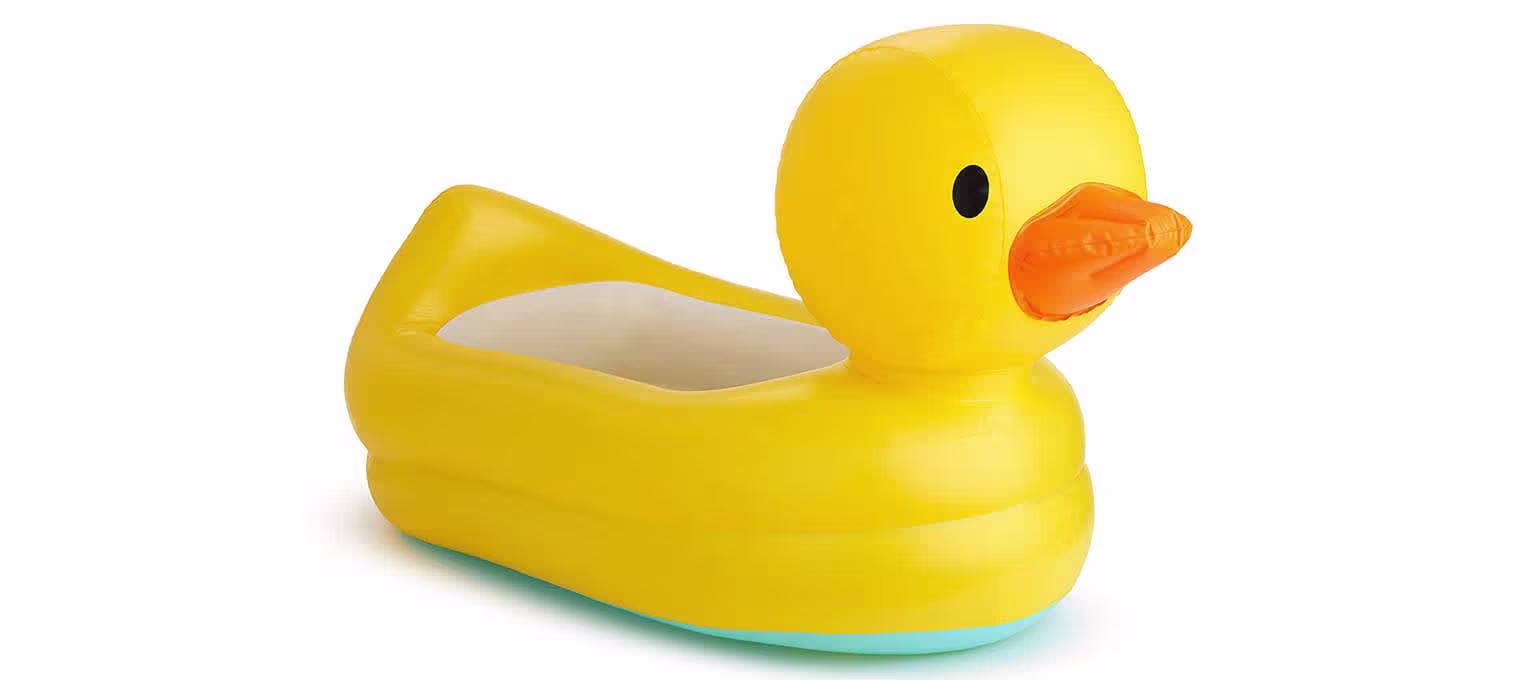 Munchkin White Hot Inflatable Duck Tub