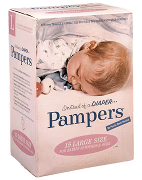 First pack of pampers ever