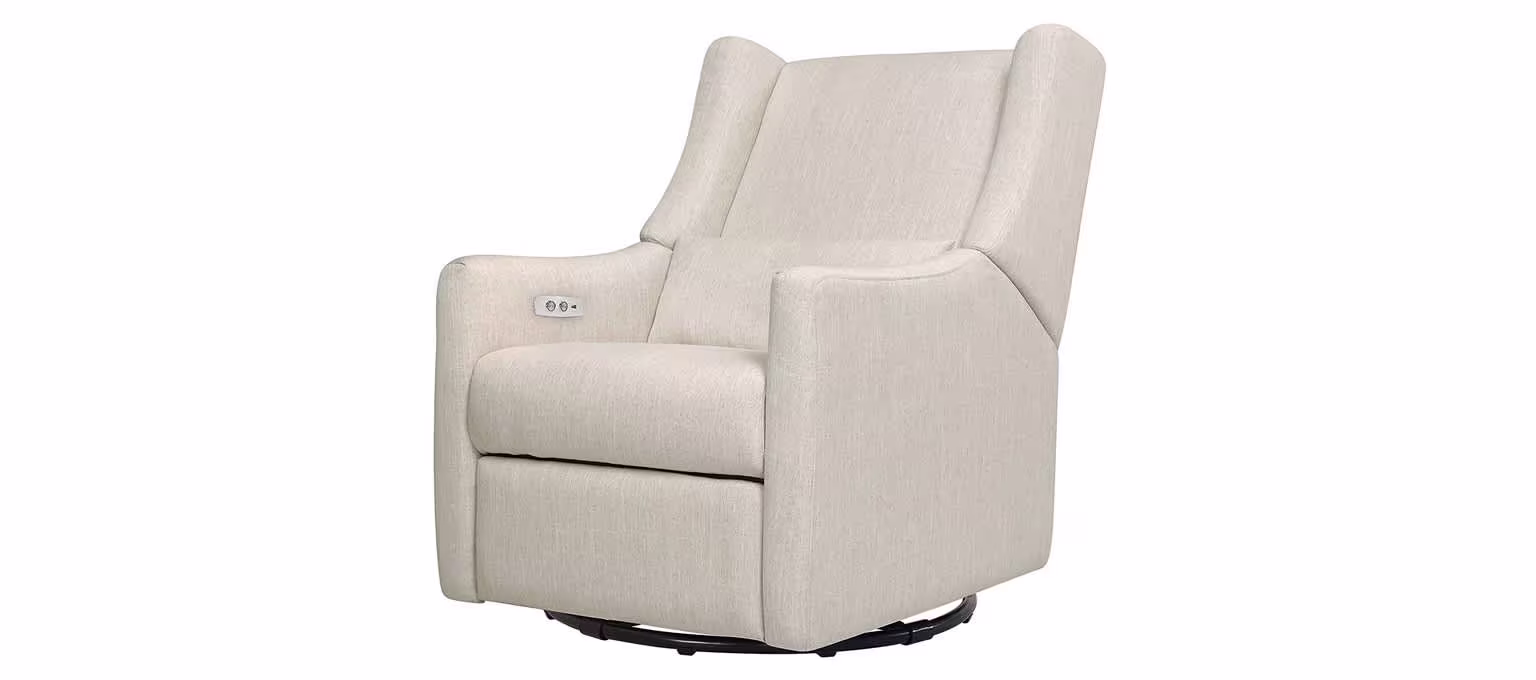Babyletto Kiwi Electronic Power Recliner and Swivel Glider with USB Port