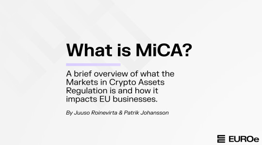 What is MiCA – Title